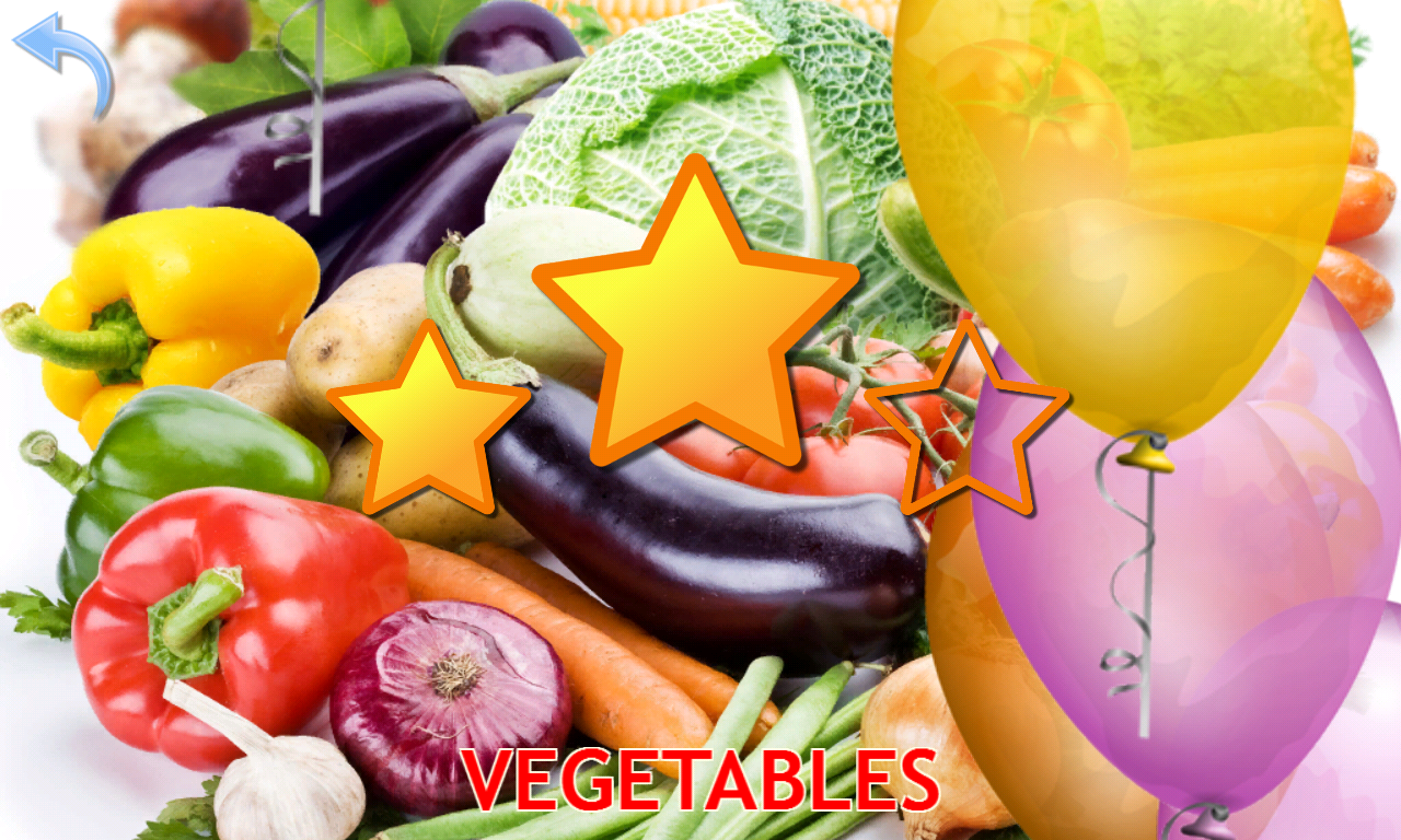 اسکرین شات 8 بازی Fruits and Vegetables for Kids