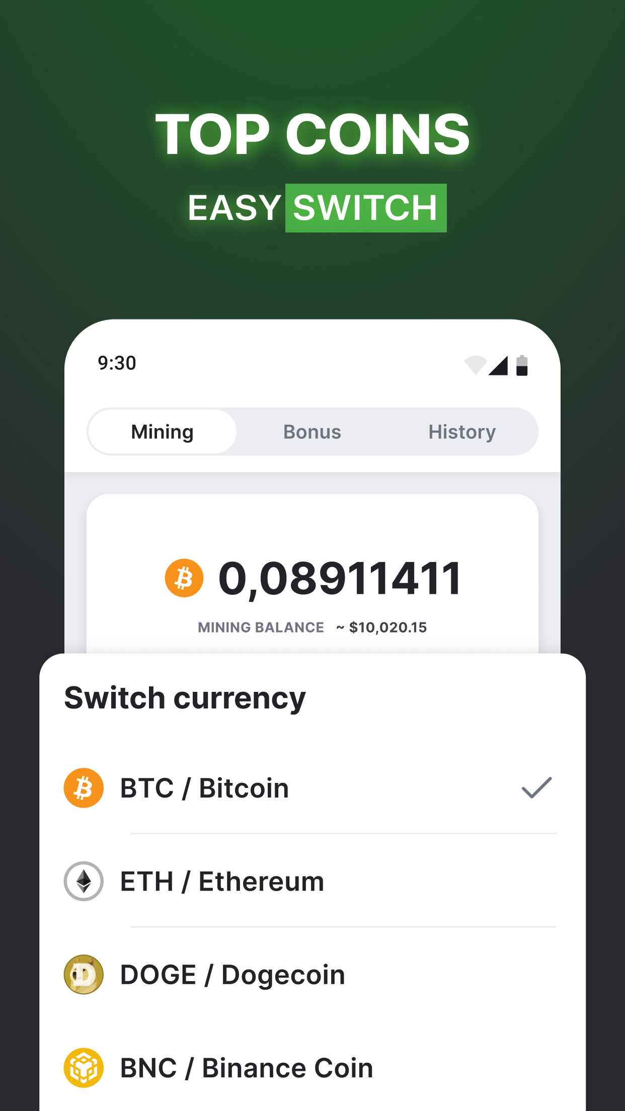 اسکرین شات 2 برنامه CT Pool: Crypto Mining App