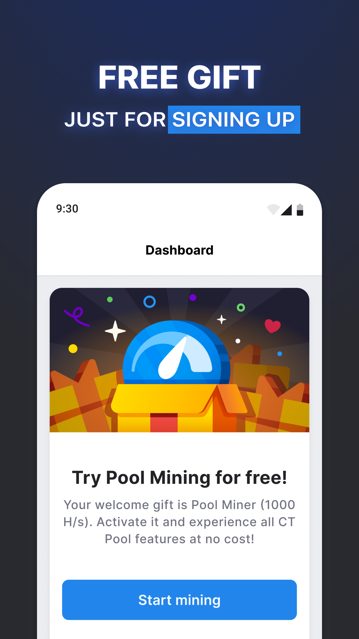 اسکرین شات 3 برنامه CT Pool: Crypto Mining App