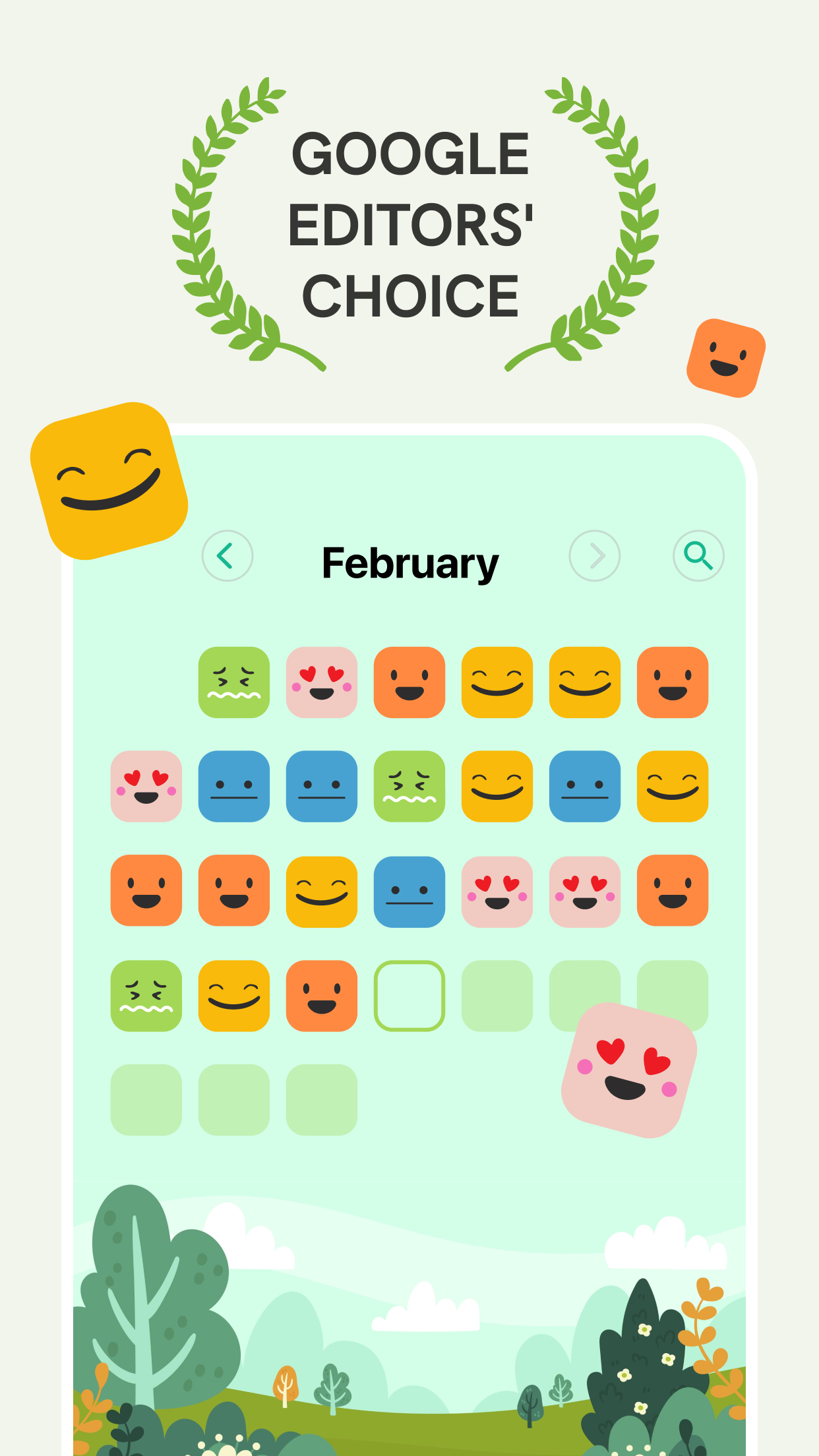 اسکرین شات 1 برنامه Daylio Journal - Mood Tracker