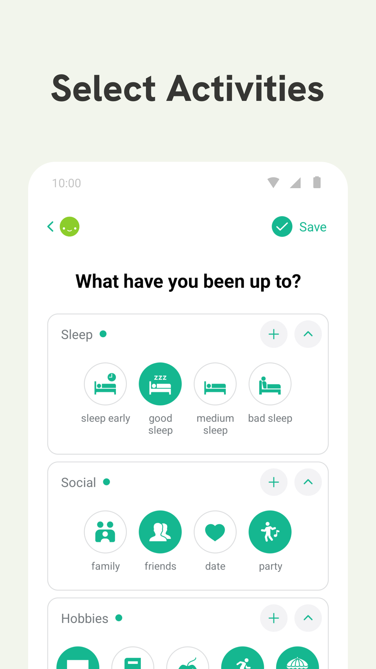 اسکرین شات 3 برنامه Daylio Journal - Mood Tracker