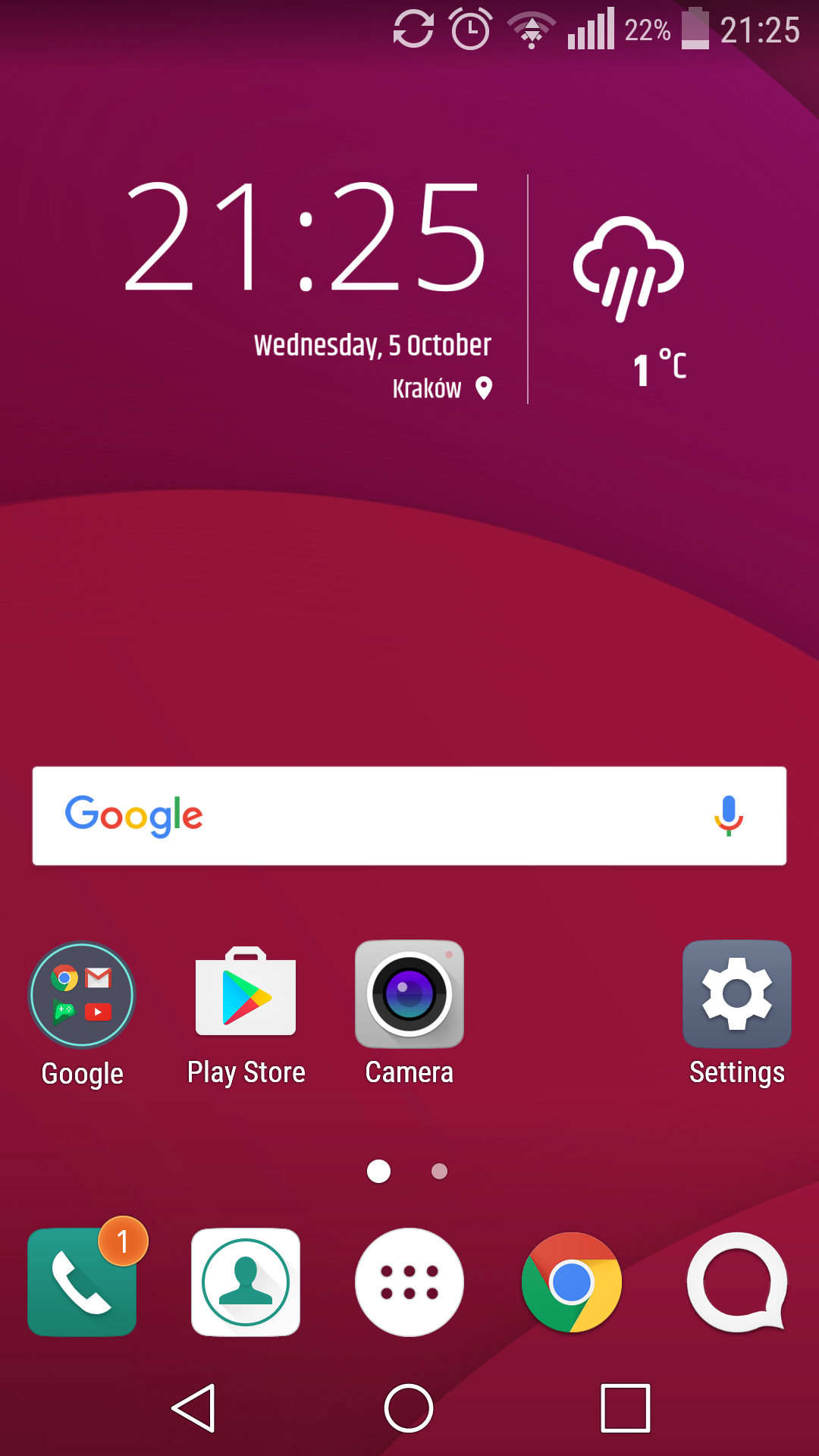 اسکرین شات 8 برنامه Simple weather & clock widget