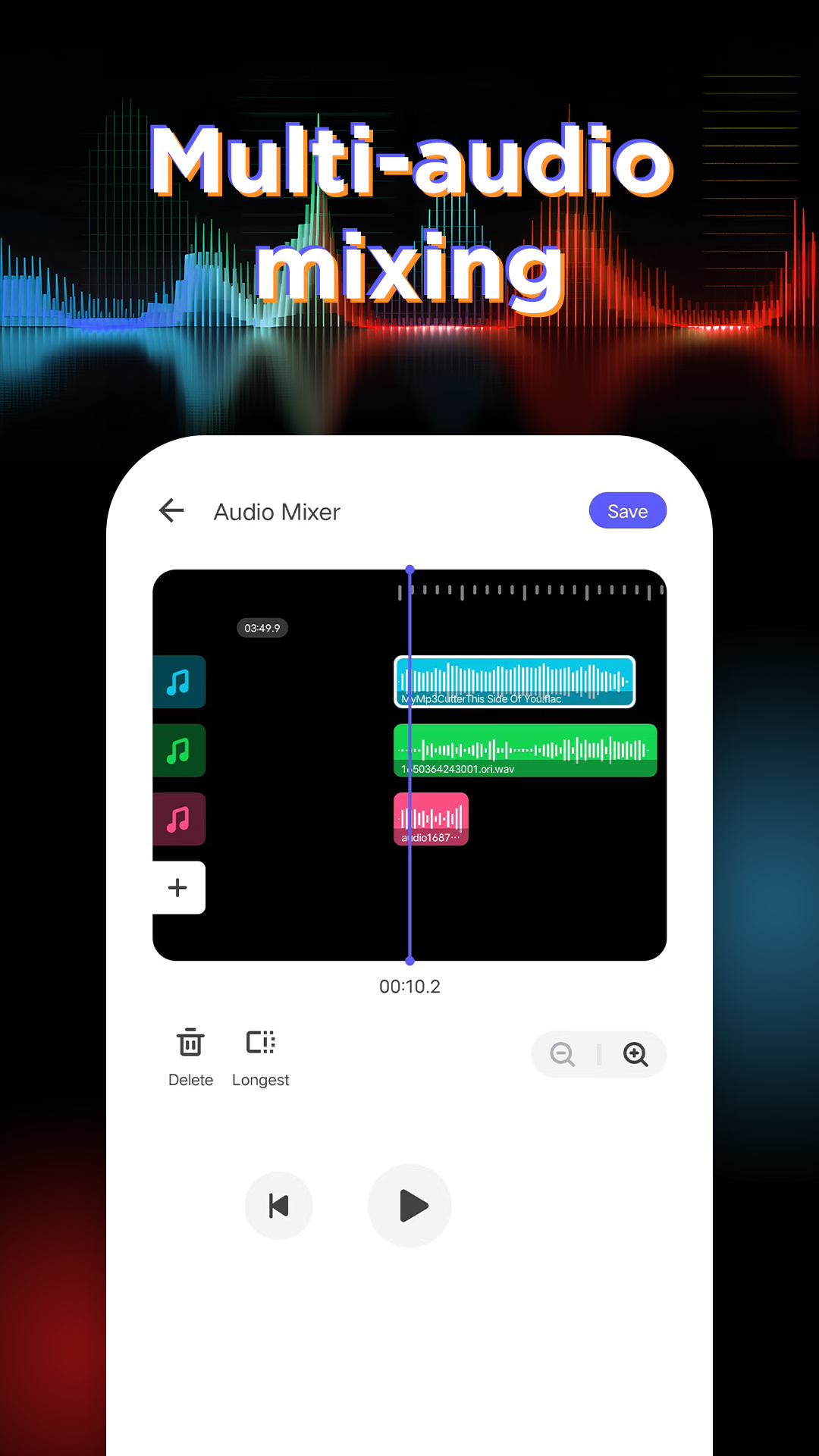 اسکرین شات 4 برنامه MP3 Melody Cutter