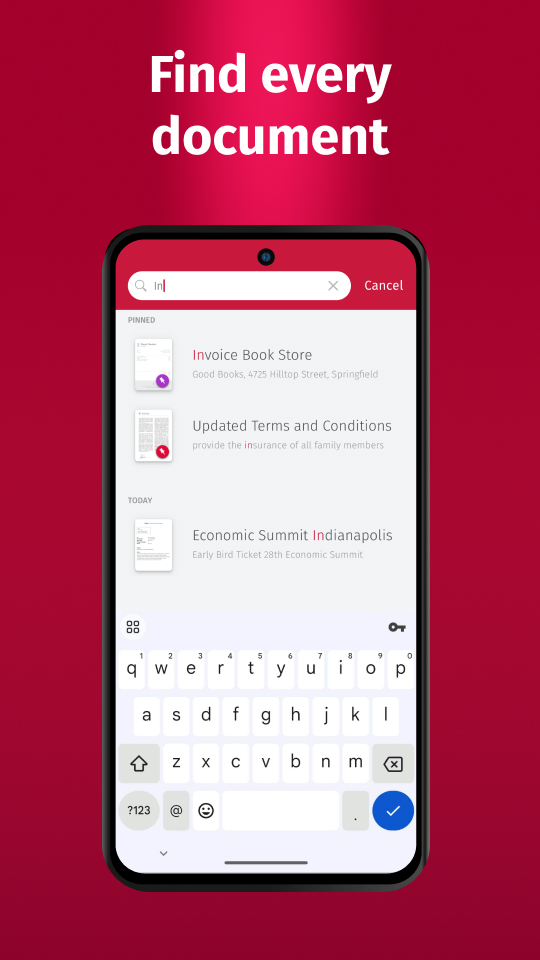 اسکرین شات 4 برنامه SwiftScan: Scan PDF Documents