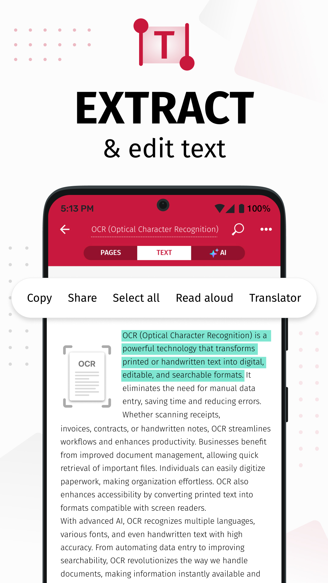 اسکرین شات 5 برنامه SwiftScan: Scan PDF Documents