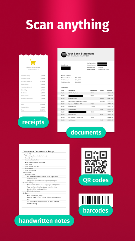 اسکرین شات 3 برنامه SwiftScan: Scan PDF Documents