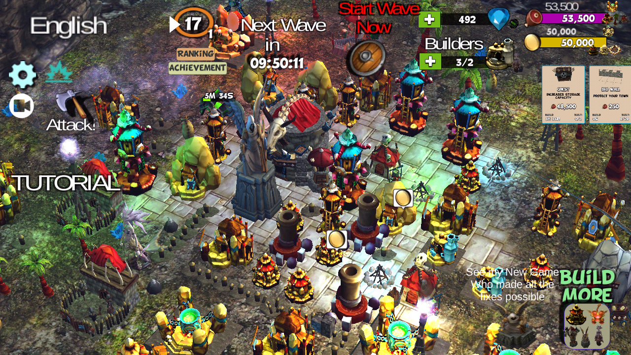 اسکرین شات 1 بازی Clash Of Orcs City Building