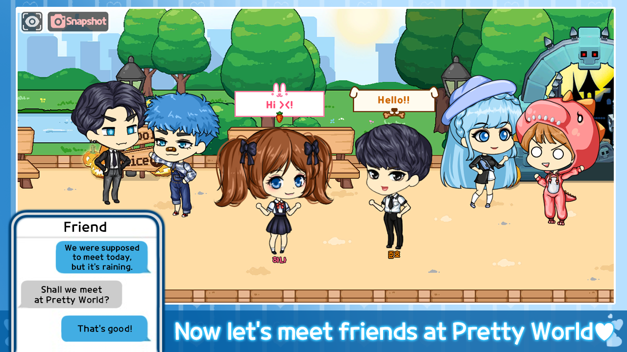 اسکرین شات 1 بازی My Prettygirl Story : Dress Up