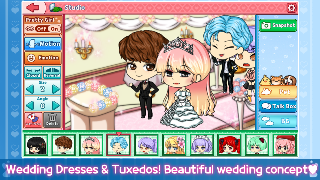 اسکرین شات 4 بازی My Prettygirl Story : Dress Up