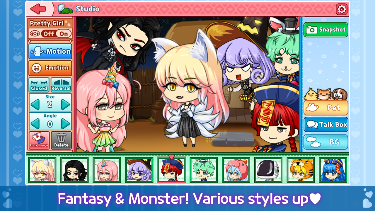 اسکرین شات 3 بازی My Prettygirl Story : Dress Up