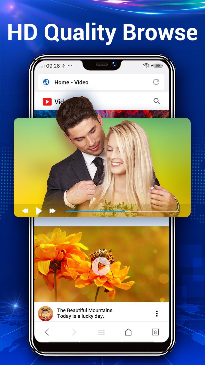 اسکرین شات 3 برنامه Web Browser & Web Explorer