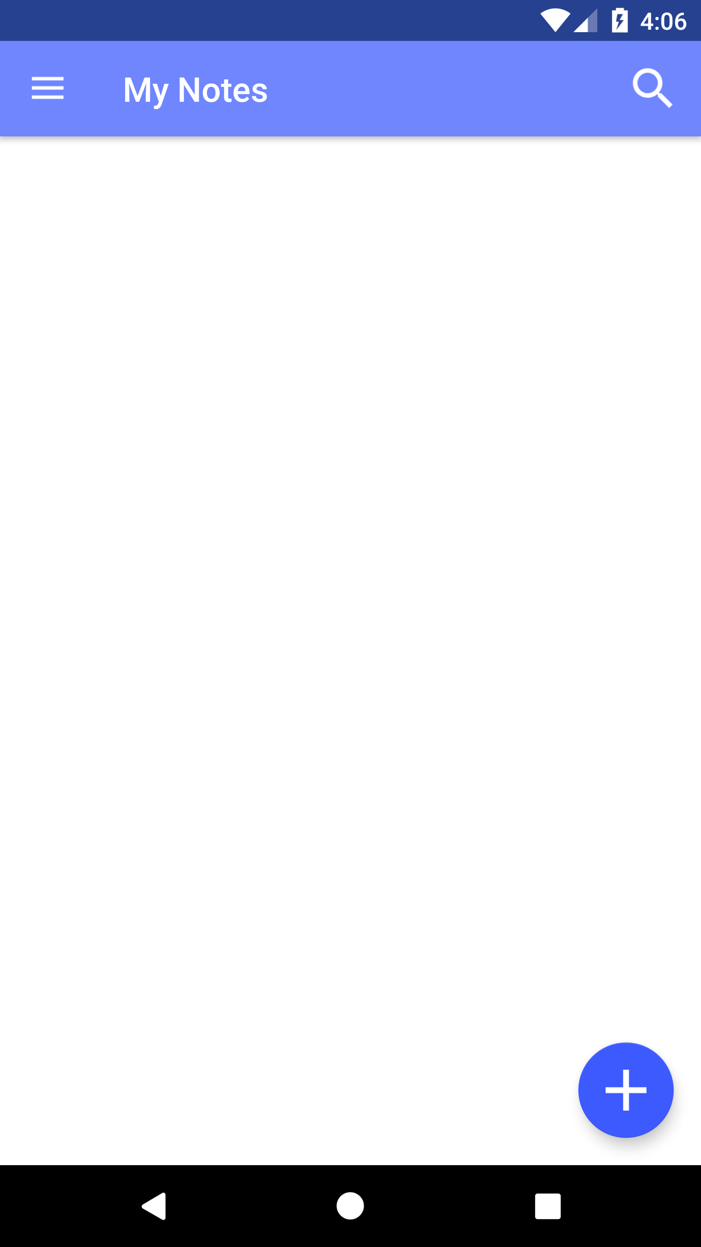 اسکرین شات 1 برنامه Fast Notepad