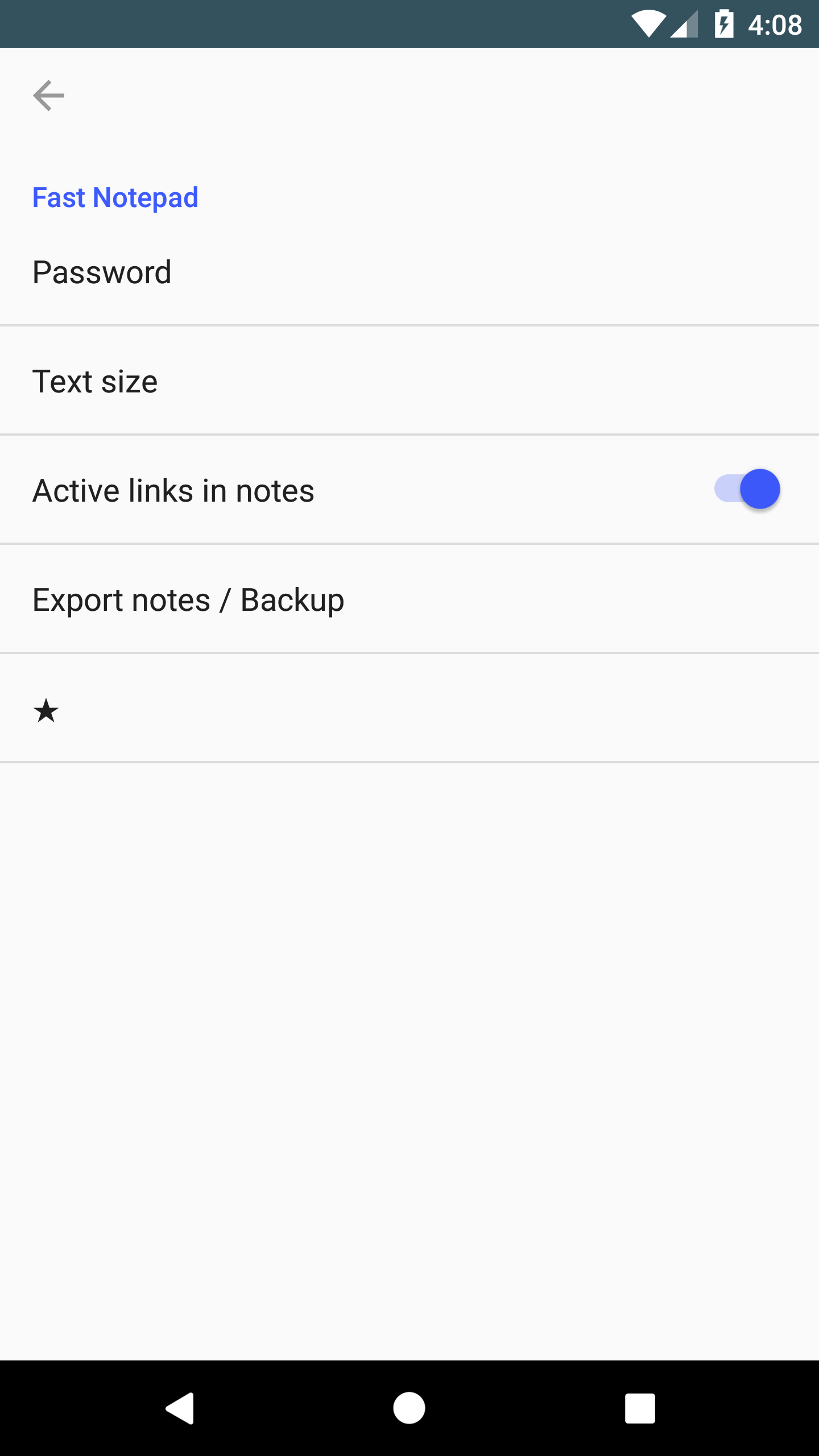 اسکرین شات 8 برنامه Fast Notepad