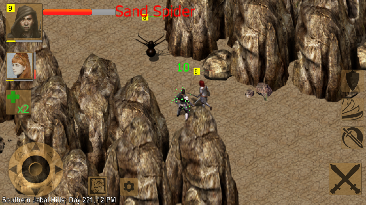 اسکرین شات 8 بازی Exiled Kingdoms RPG