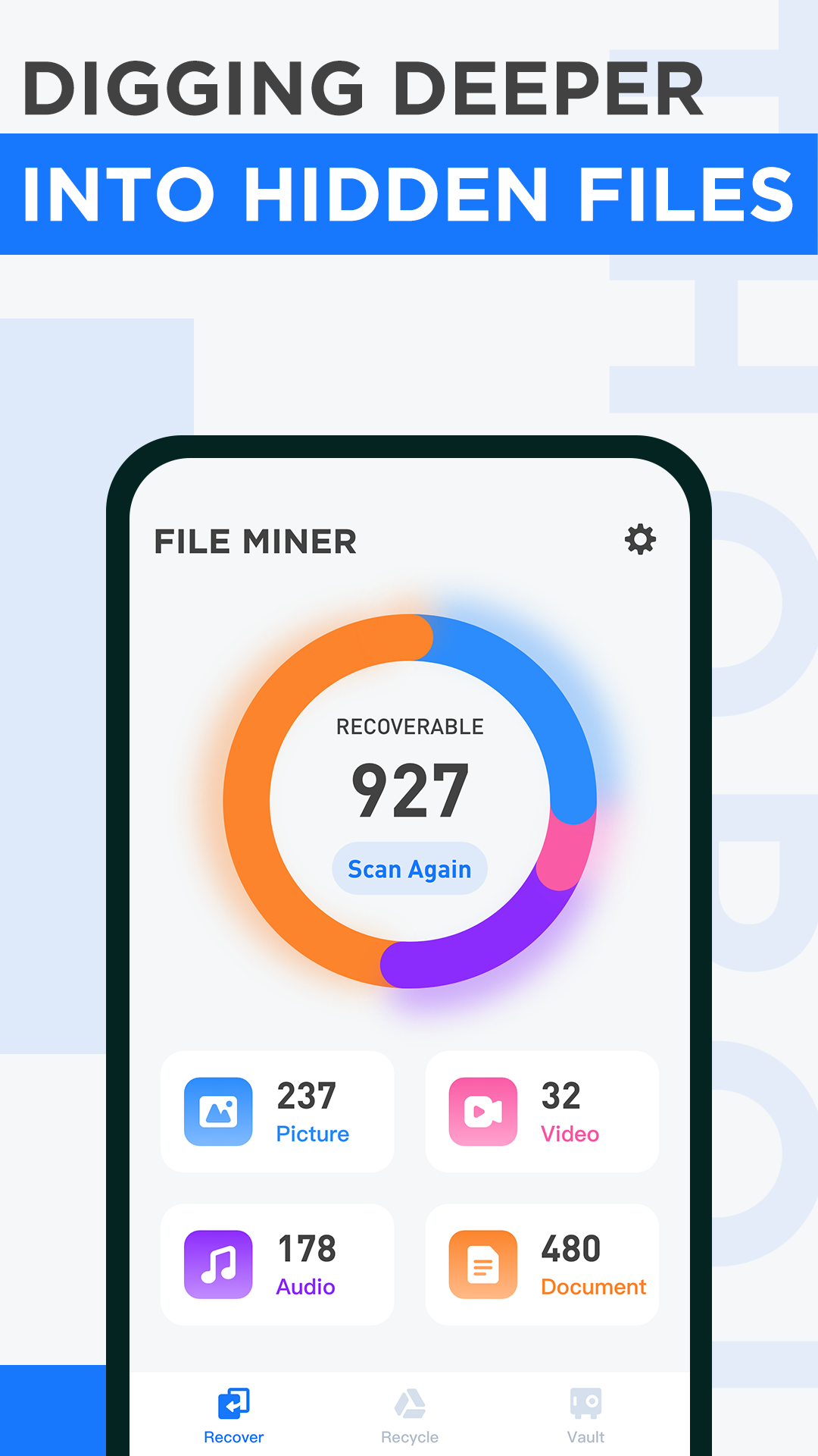 اسکرین شات 1 برنامه File Miner