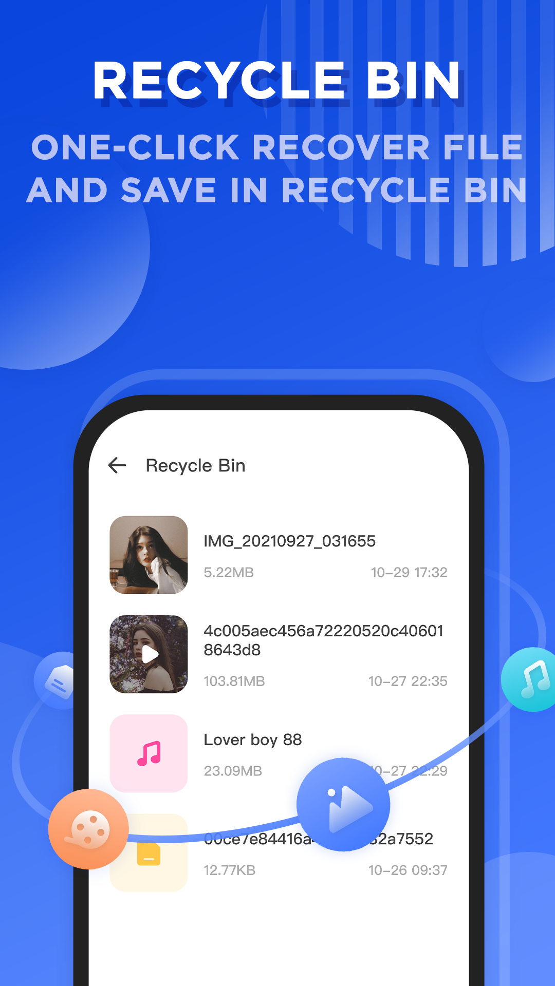 اسکرین شات 5 برنامه File Recovery - Restore Files