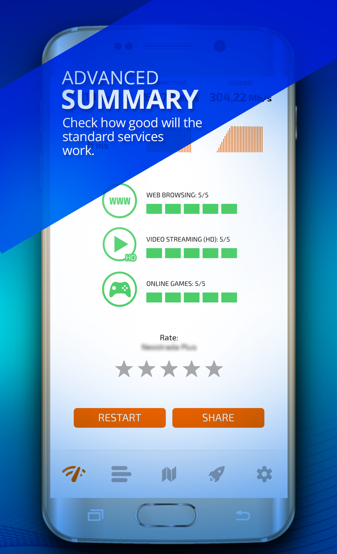 اسکرین شات 2 برنامه FIREPROBE Speed Test