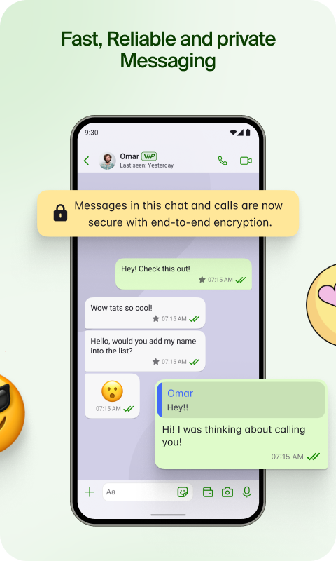 اسکرین شات 6 برنامه GoChat Messenger: Video Calls