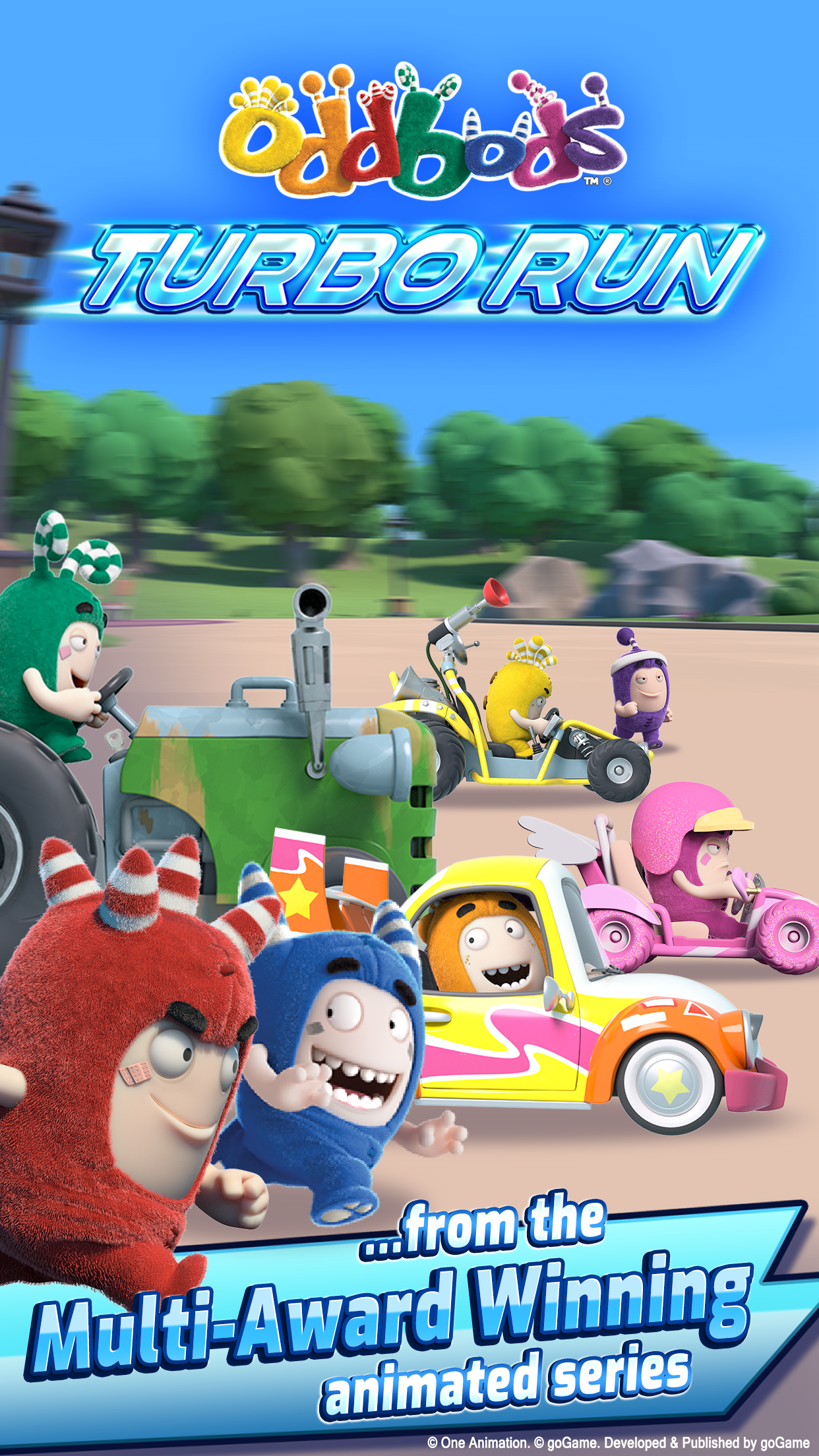 اسکرین شات 1 بازی Oddbods Turbo Run