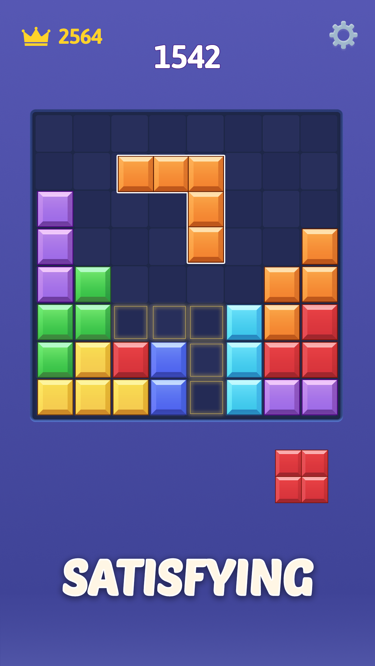 اسکرین شات 1 بازی X Block - Brain Puzzle Game