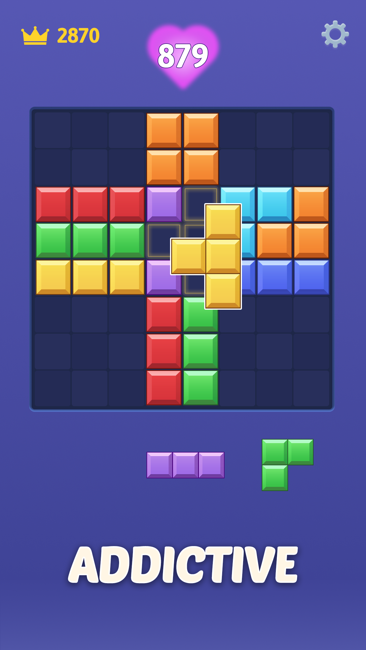 اسکرین شات 2 بازی X Block - Brain Puzzle Game