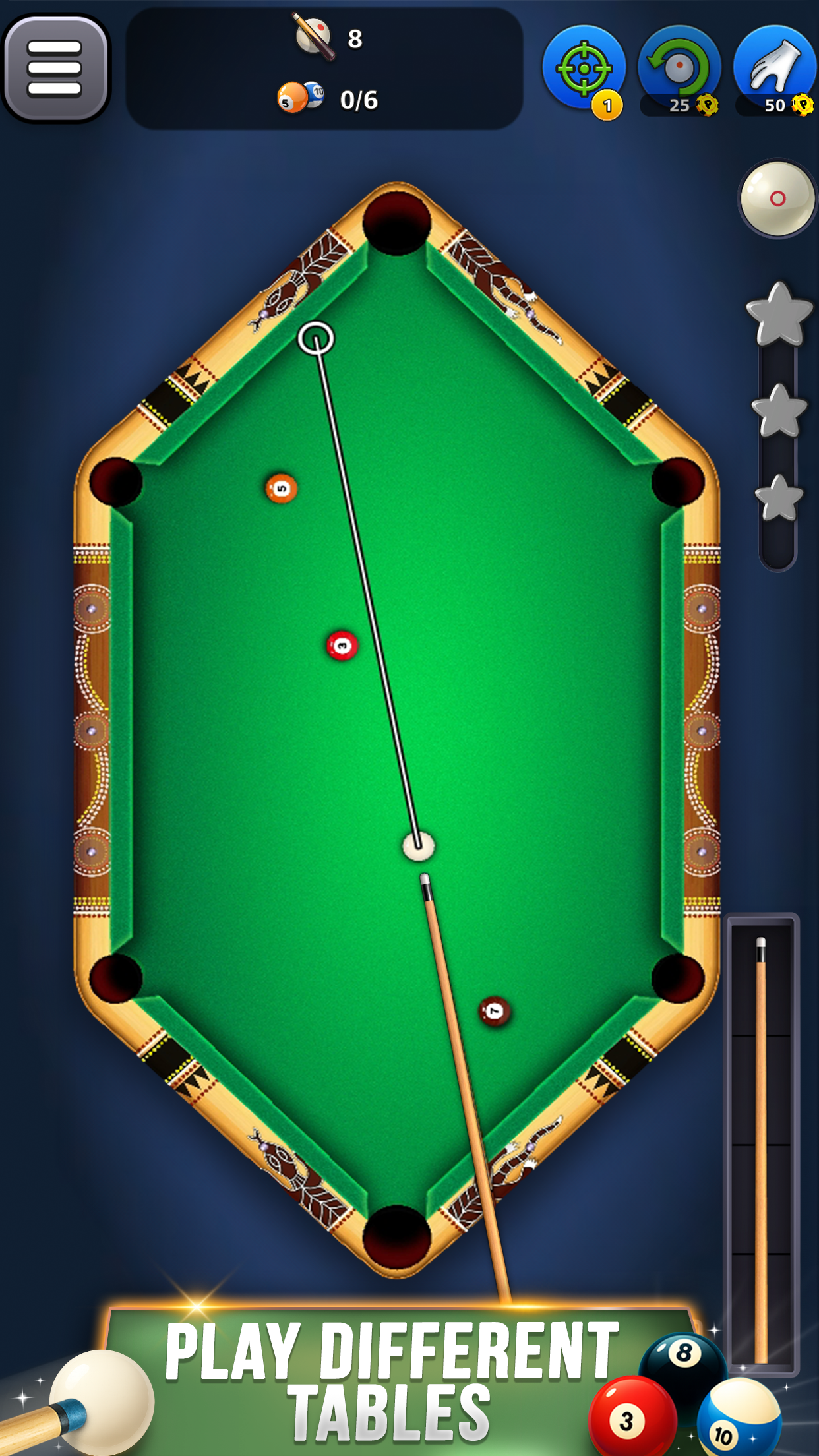 اسکرین شات 1 بازی Pool Trickshots Billiard