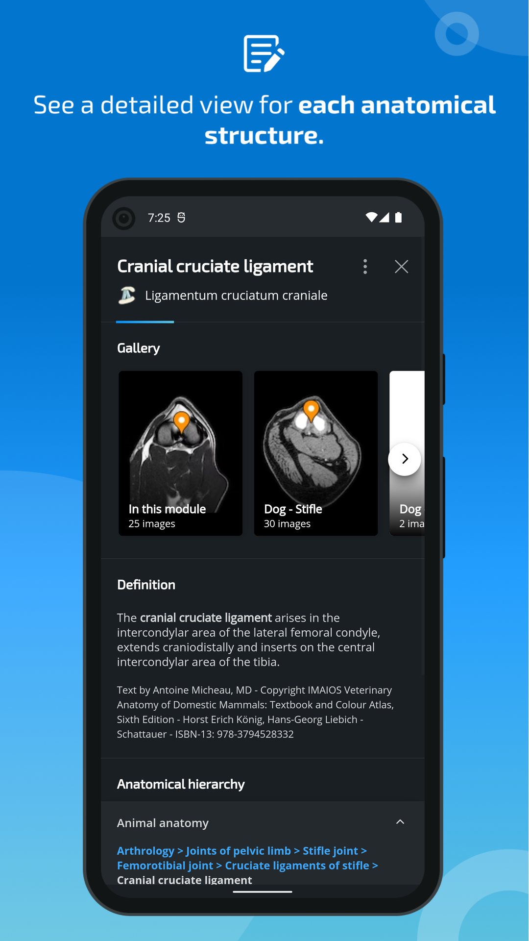 اسکرین شات 4 برنامه IMAIOS vet-Anatomy