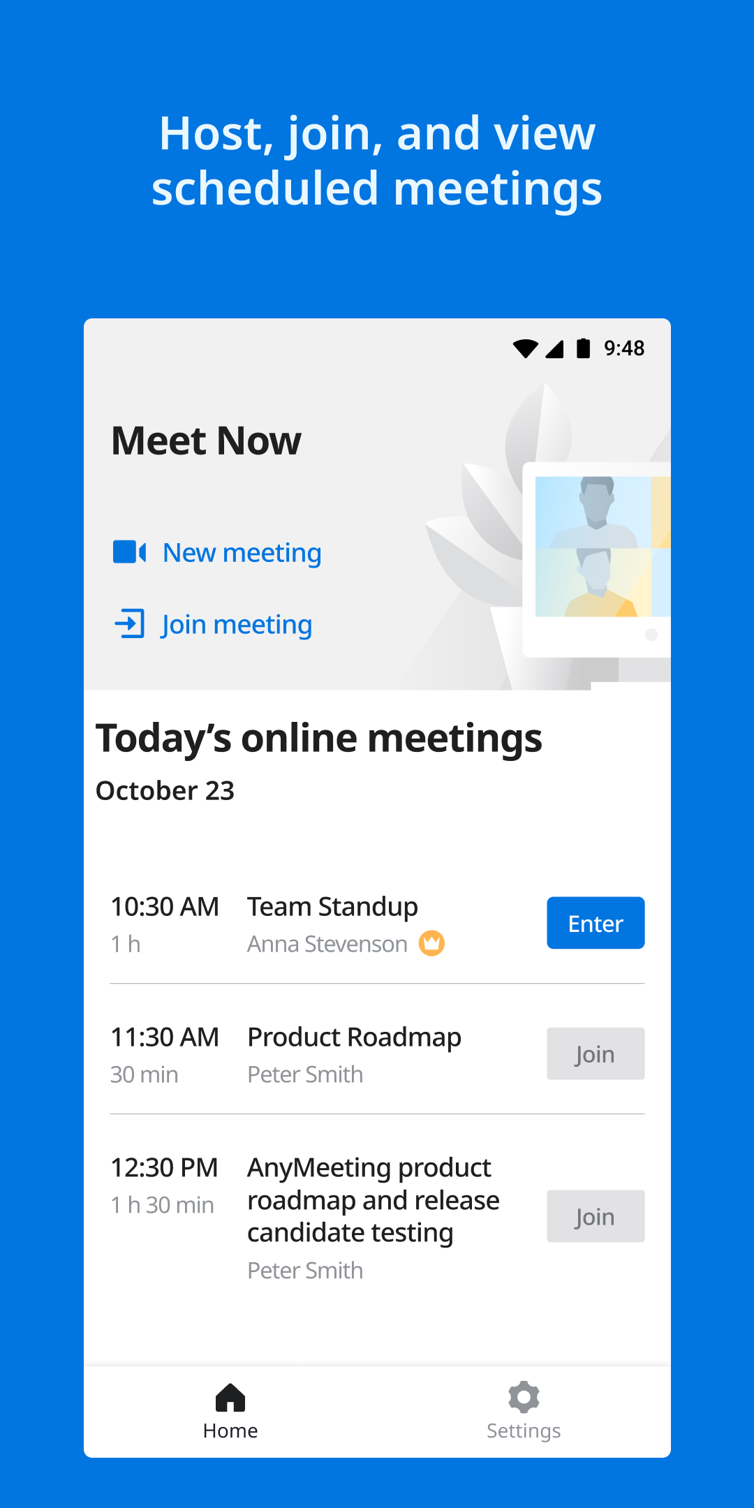 اسکرین شات 3 برنامه AnyMeeting: Online Meeting