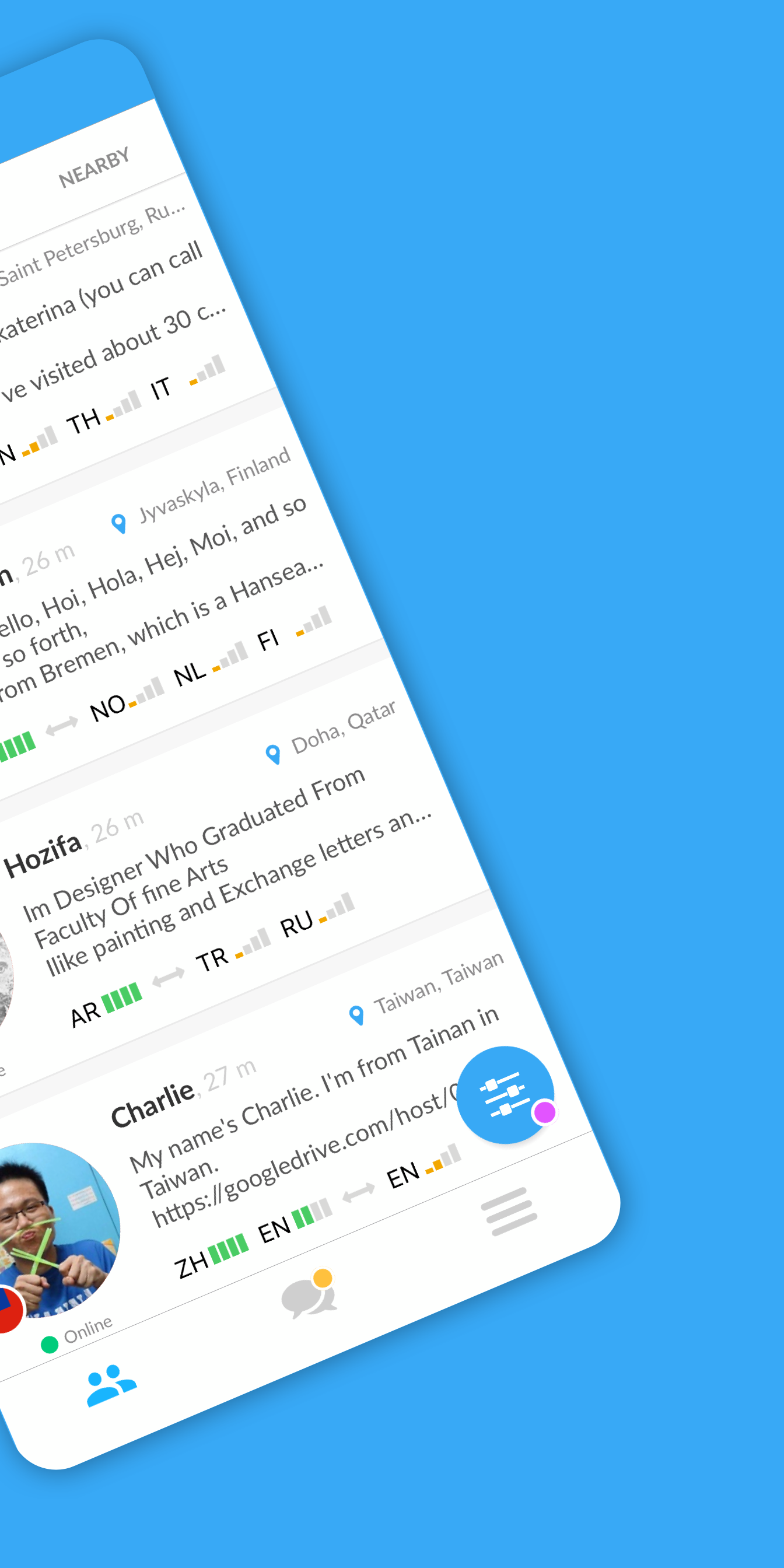 اسکرین شات 4 برنامه Interpals: Friends & Languages