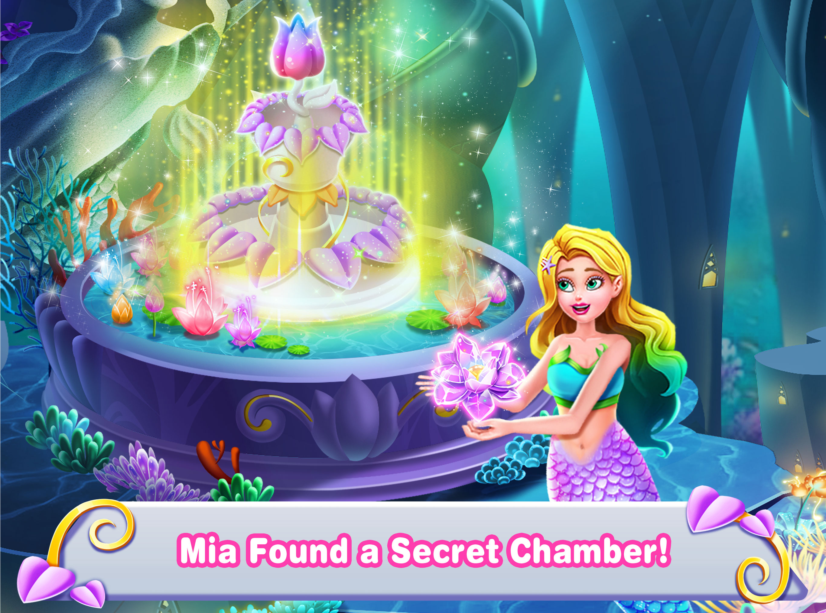 اسکرین شات 2 بازی Mermaid Secrets 47- Magic Baby Princess Game