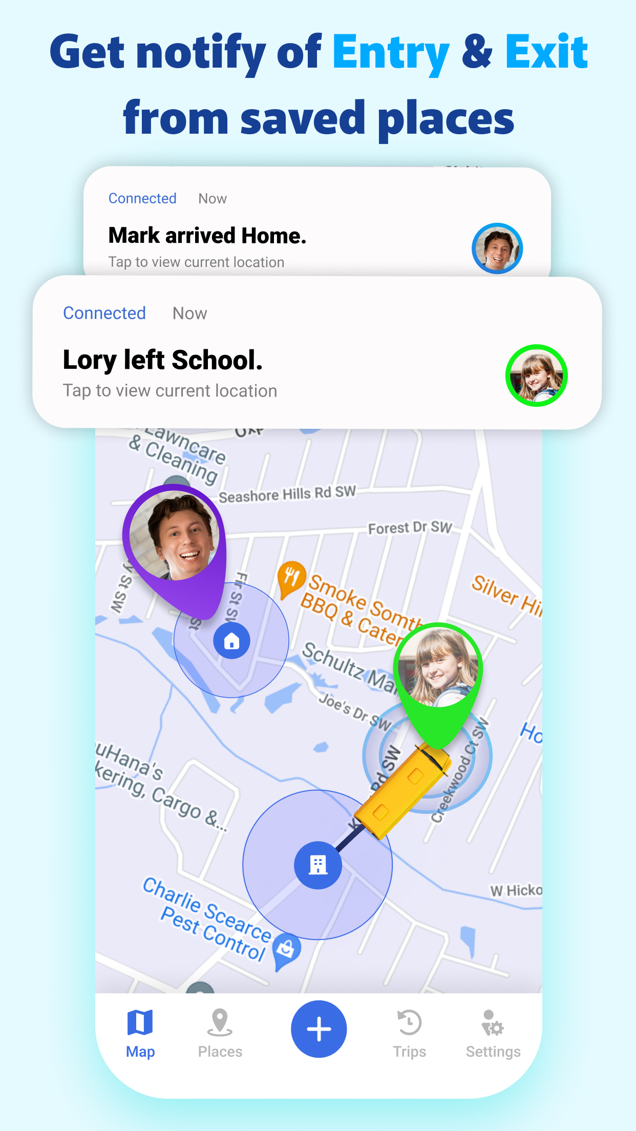 اسکرین شات 2 برنامه Connected: Locate Your Family