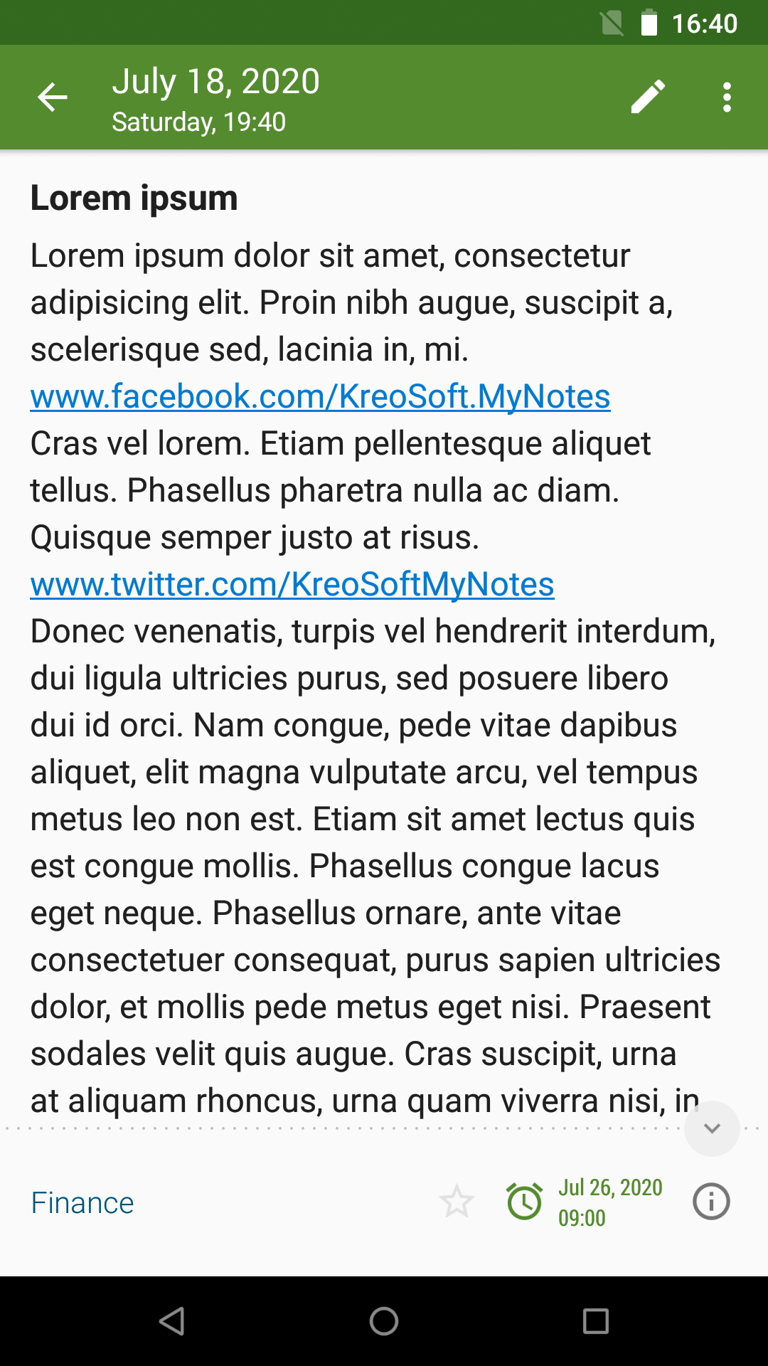 اسکرین شات 5 برنامه My Notes - Notepad