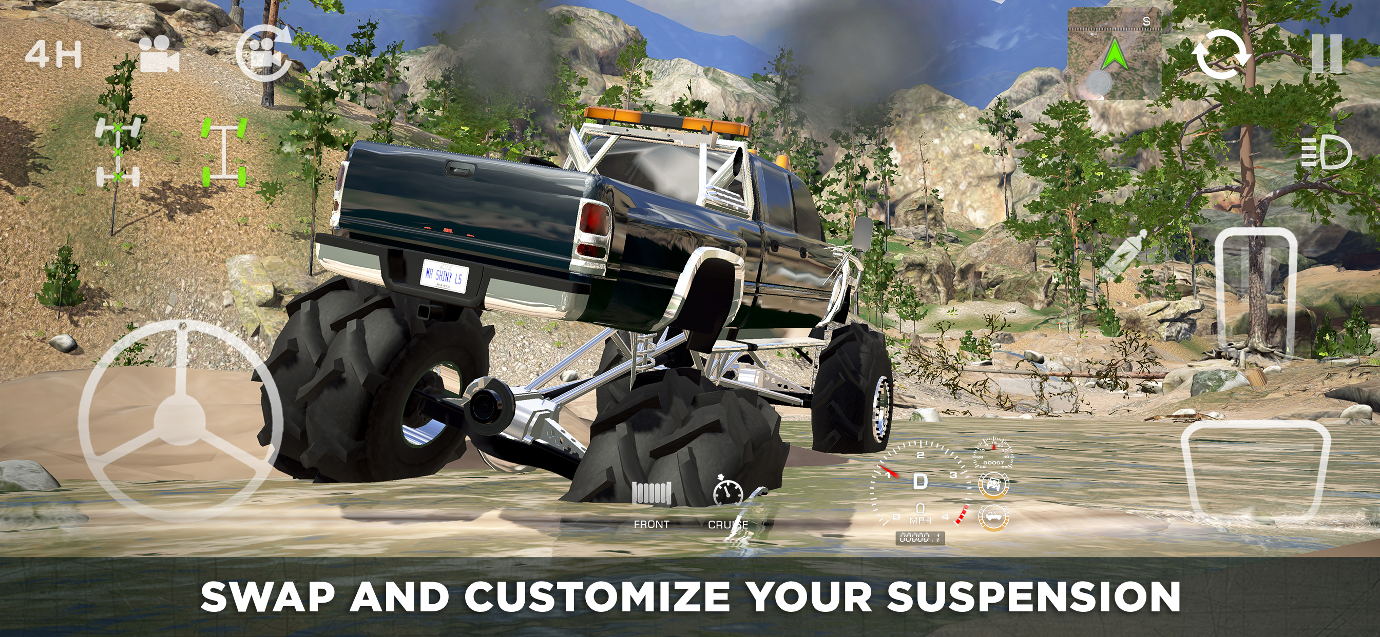 اسکرین شات 2 بازی 4x4 Mania: SUV Racing