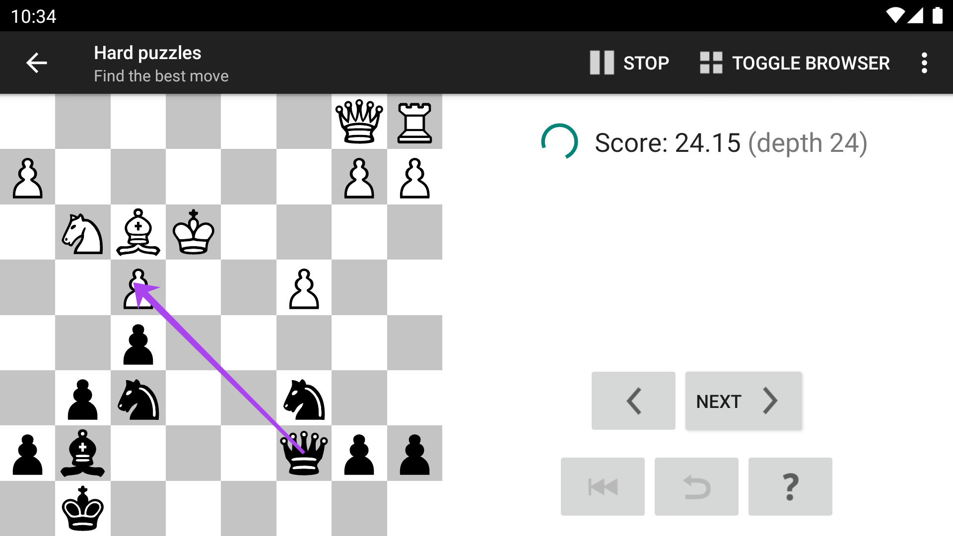 اسکرین شات 8 بازی Chess Tactics Pro (Puzzles)