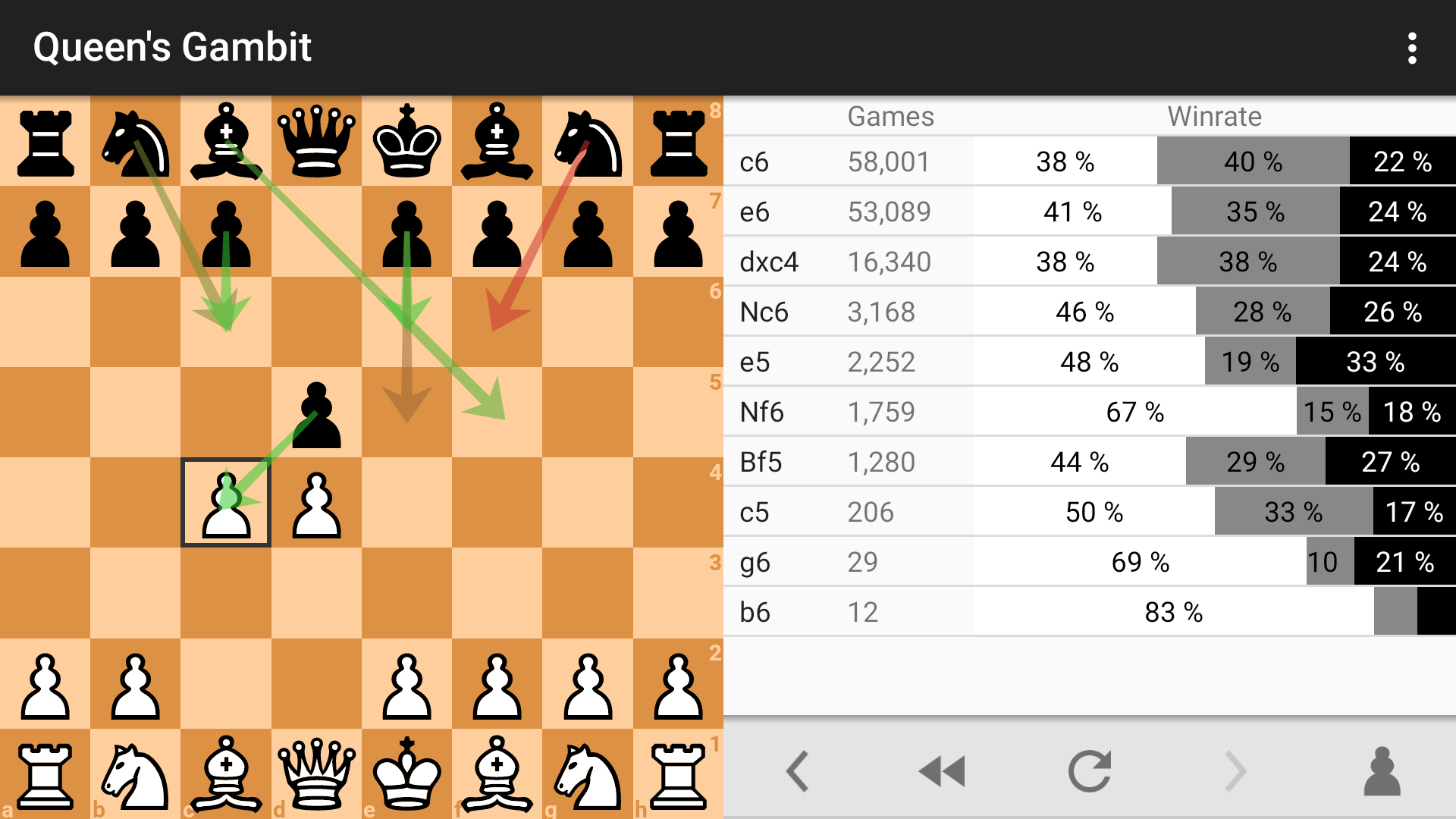 اسکرین شات 6 بازی Chess Openings Pro