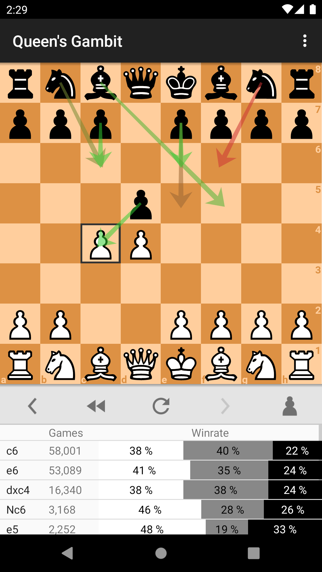 اسکرین شات 1 بازی Chess Openings Pro