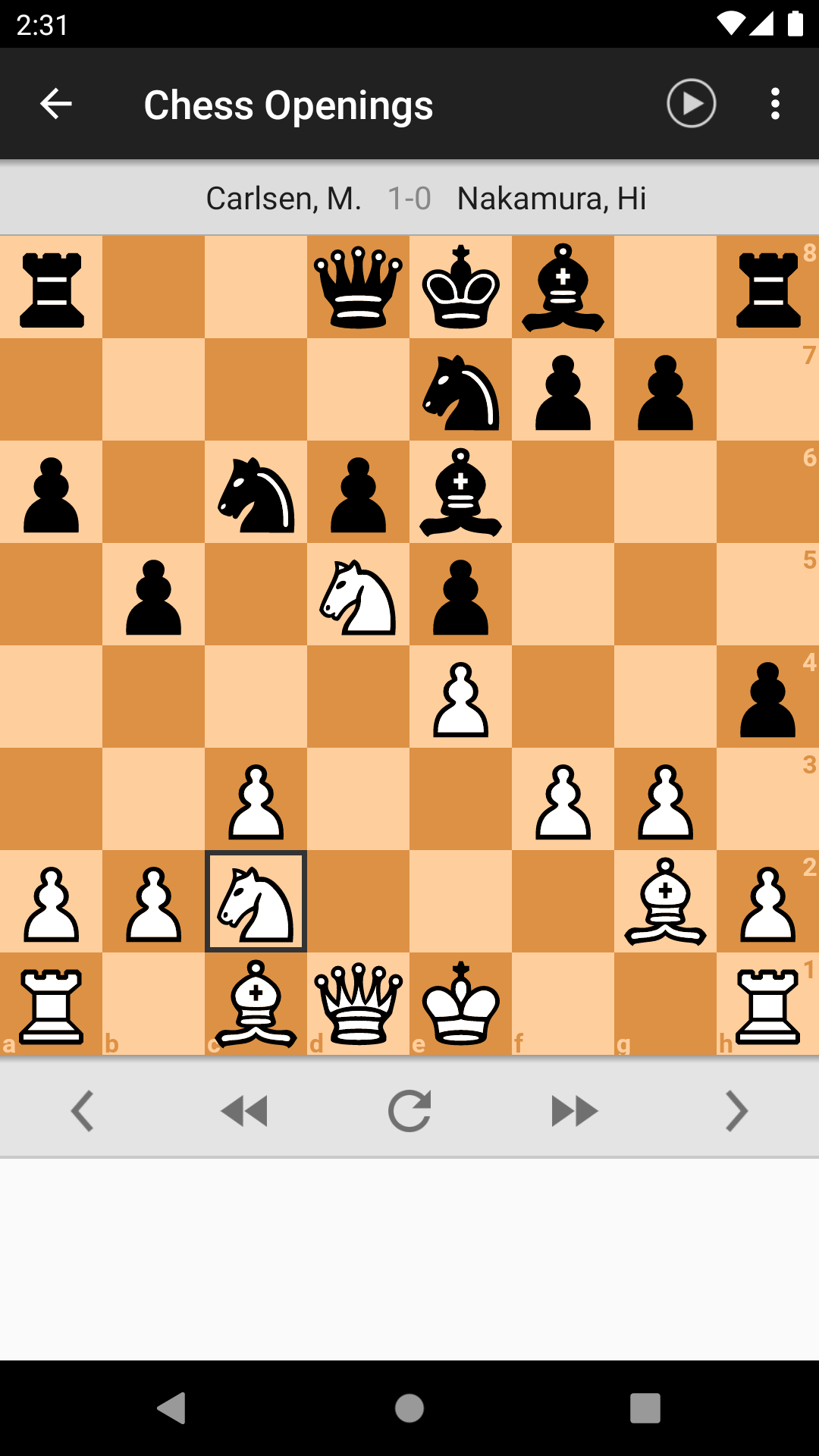 اسکرین شات 3 بازی Chess Openings Pro
