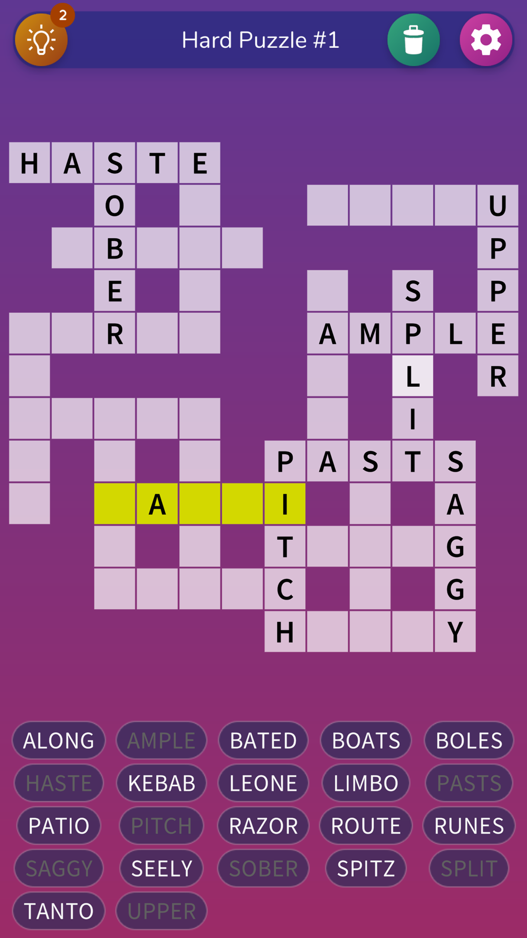 اسکرین شات 3 بازی Fill-in Crosswords Unlimited