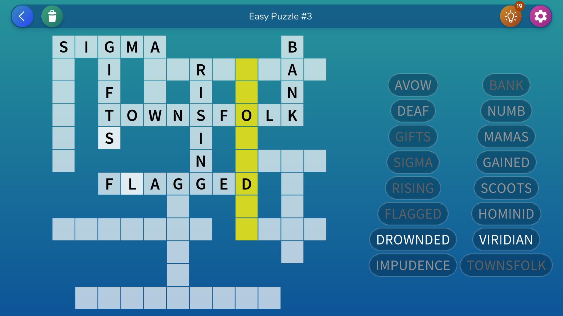 اسکرین شات 5 بازی Fill-in Crosswords Unlimited