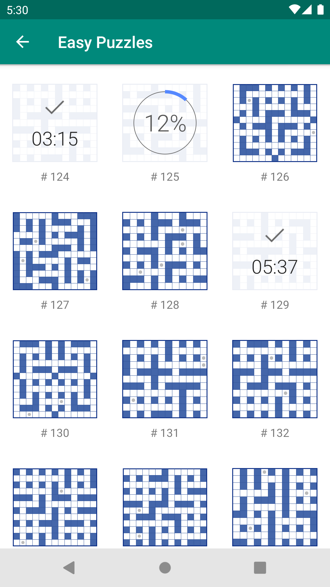 اسکرین شات 3 بازی Fill-In Crosswords