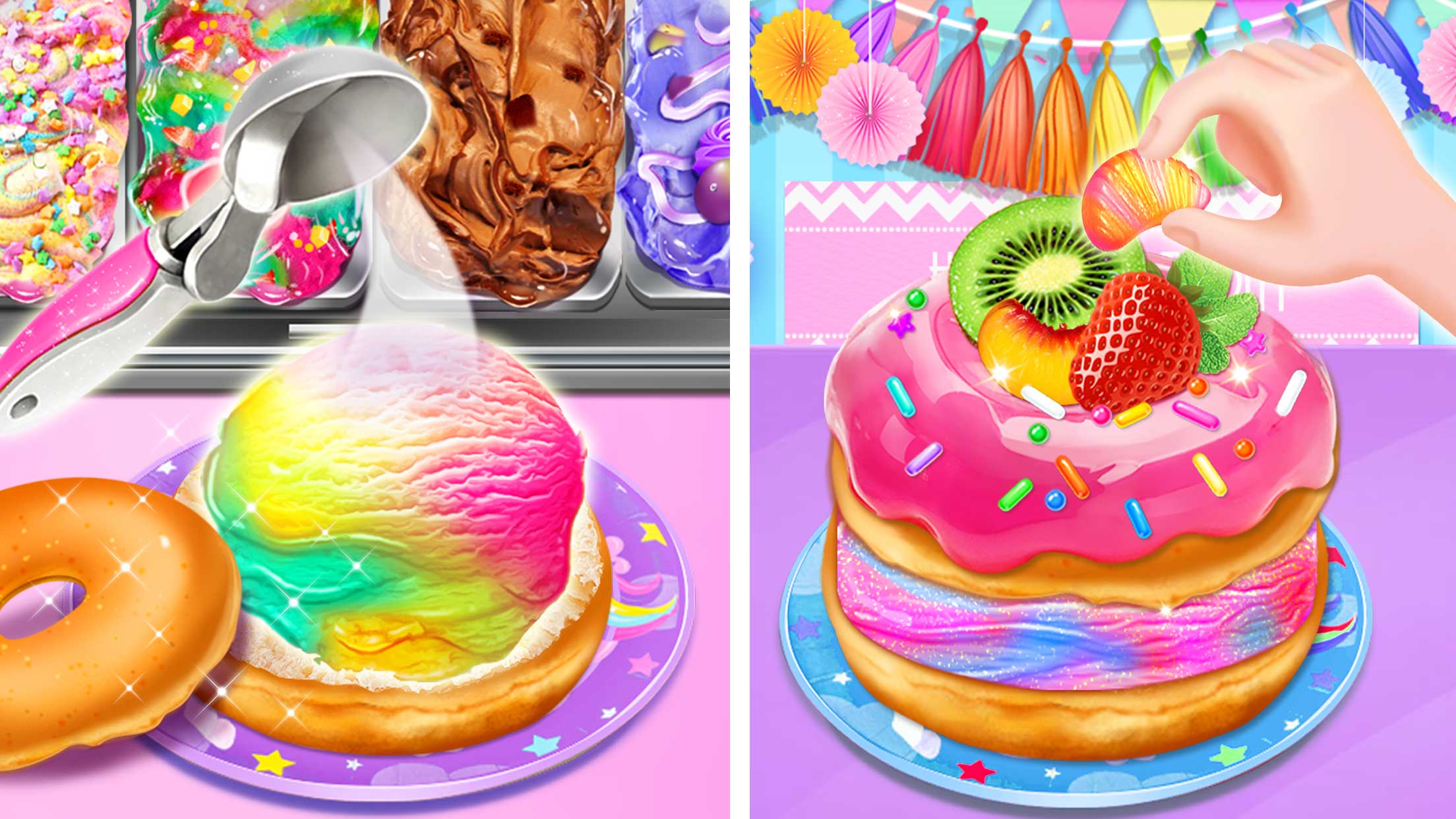 اسکرین شات 6 بازی Sweet Donut Desserts Party!