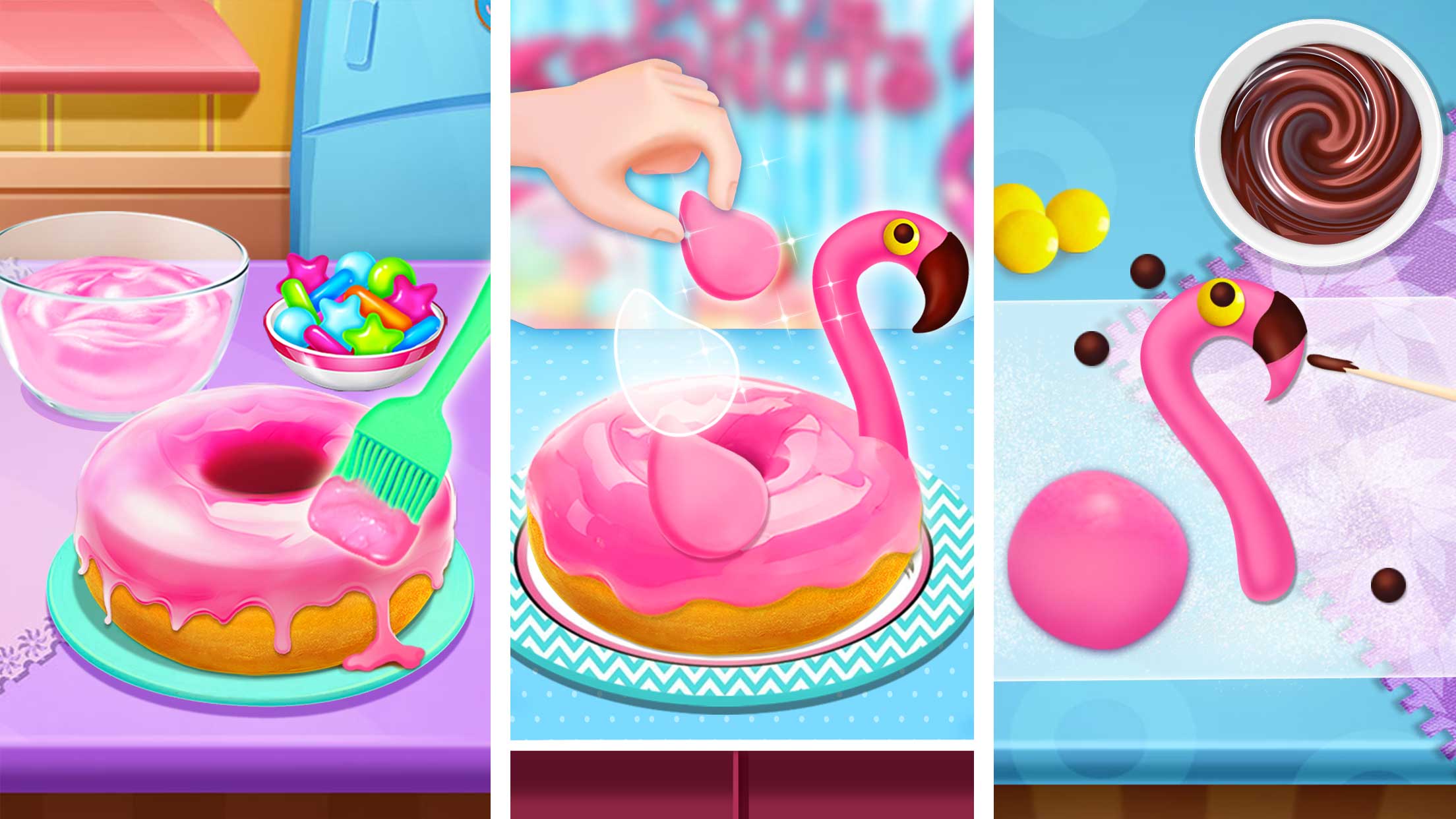اسکرین شات 5 بازی Sweet Donut Desserts Party!