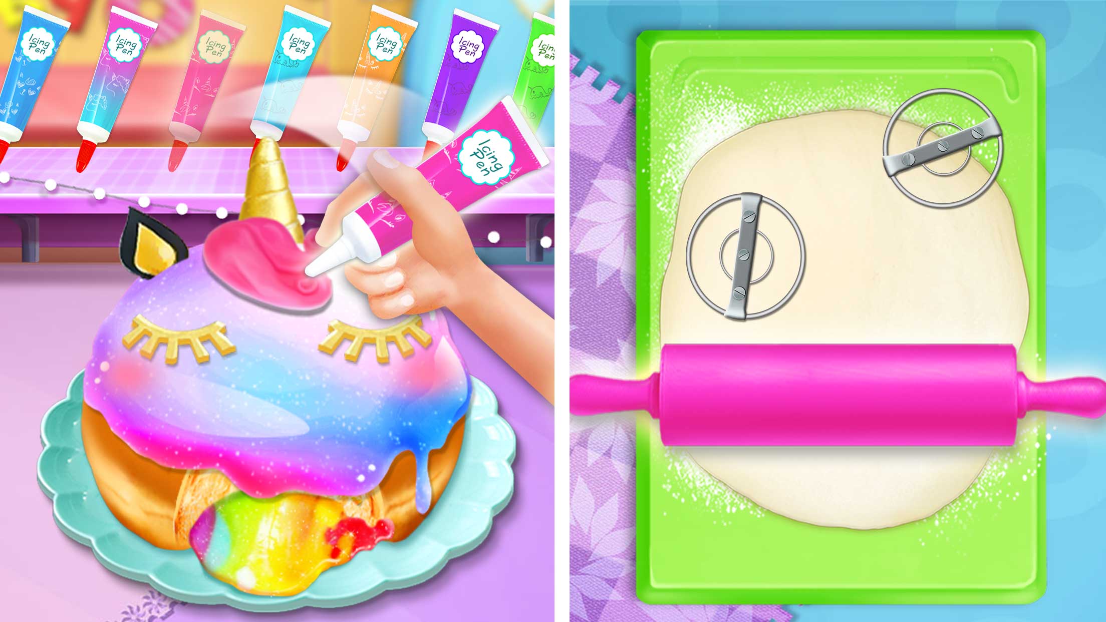 اسکرین شات 1 بازی Sweet Donut Desserts Party!