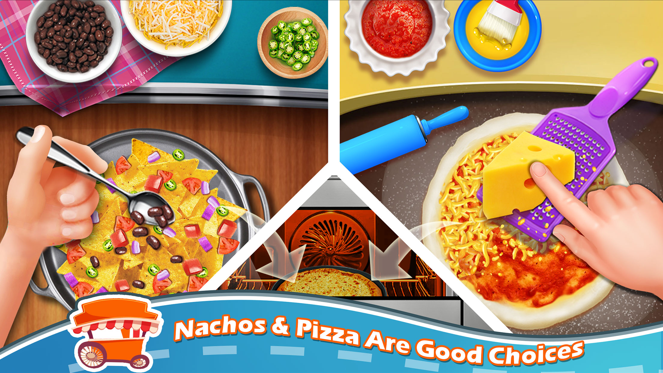 اسکرین شات 3 بازی Street Food Cooking Games