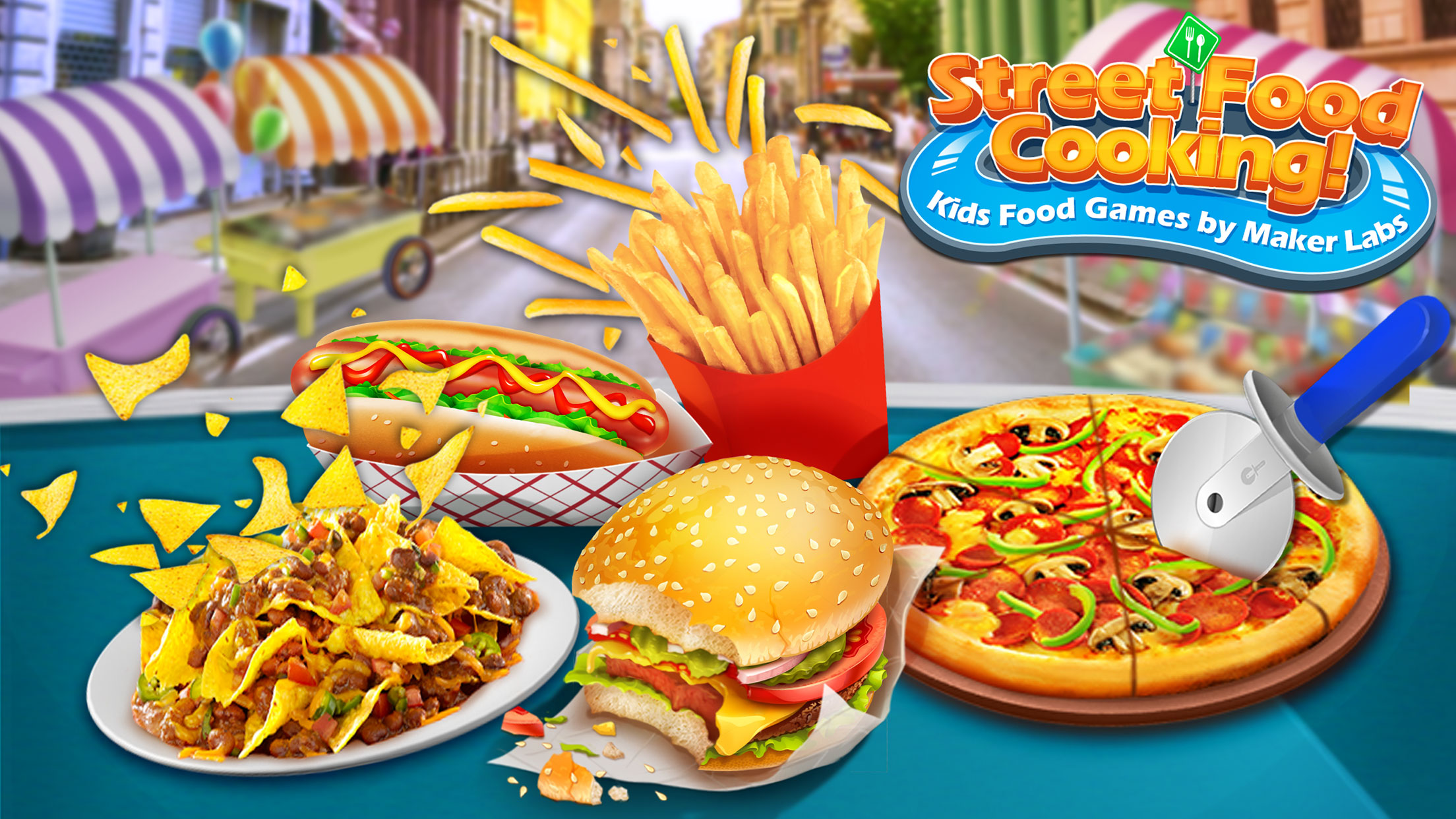 اسکرین شات 1 بازی Street Food Cooking Games