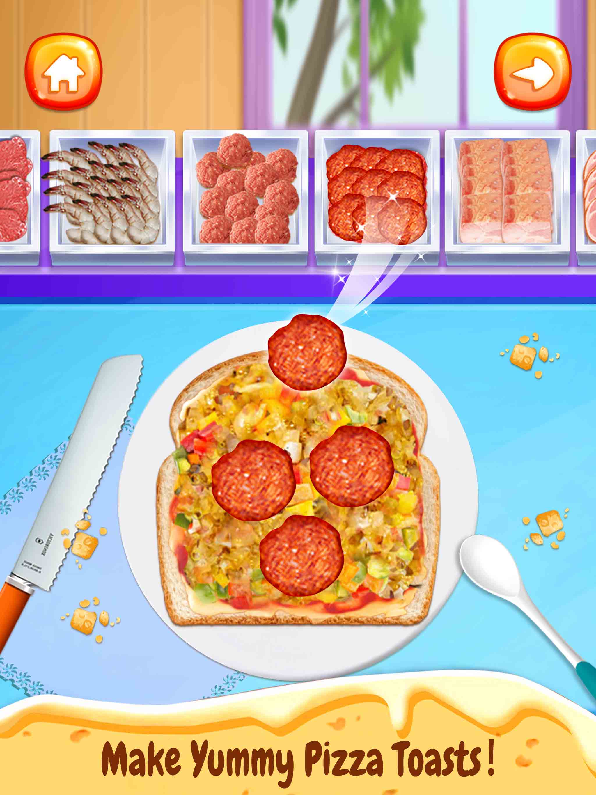 اسکرین شات 4 بازی Breakfast Food Recipe!