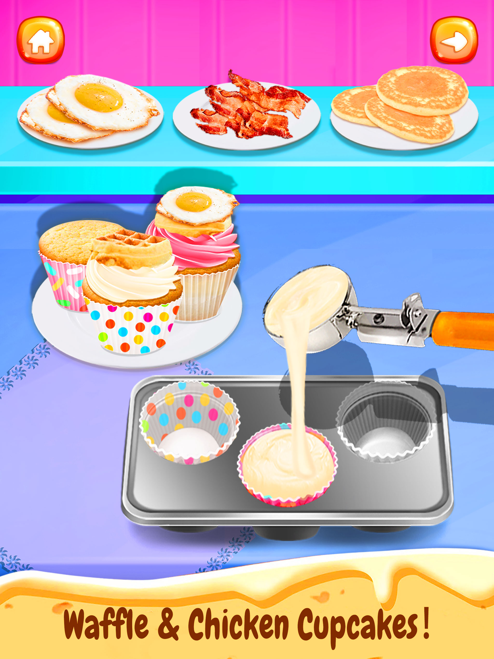اسکرین شات 1 بازی Breakfast Food Recipe!
