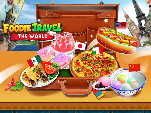 اسکرین شات 5 بازی Crazy Foods Cooking: World Travel ❤Make Food Games