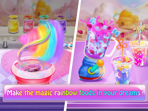 اسکرین شات 4 بازی Magic Rainbow Unicorn Foods ❤ Dream Desserts!