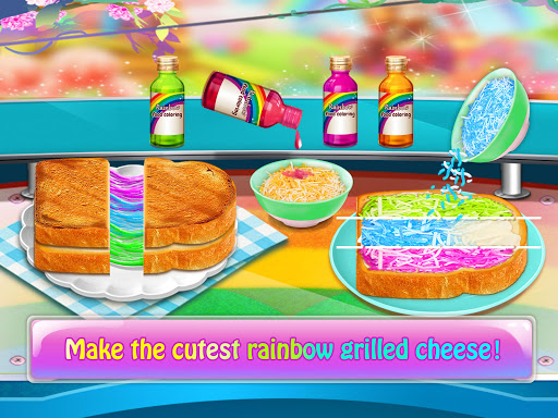 اسکرین شات 2 بازی Magic Rainbow Unicorn Foods ❤ Dream Desserts!